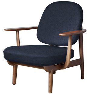 Fritz Hansen Fred JH97 Fauteuil Walnoten Onderstel Christianshavn 1154