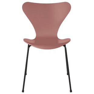 Fritz Hansen Vlinderstoel Stoel Zwart Lacquered Wild Rose
