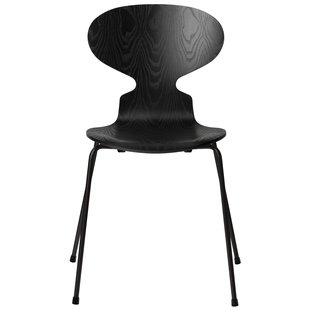 Fritz Hansen Ant Eetkamerstoel Zwart Gekleurd Essen Black