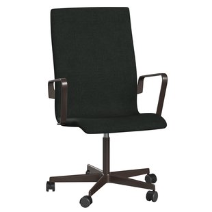 Fritz Hansen Oxford Medium Back Bureaustoel Remix 973 Brown Bronze