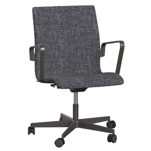 Fritz Hansen Oxford Low Back Bureaustoel Sonar 0773 Warm Graphite