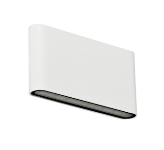 Century Italia Forma - buiten wandverlichting - 17,5 x 2,9 x 9 cm - 12W LED incl. - instelbare lichtkleur - IP54 - wit