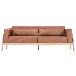 Gazzda Fawn Sofa 3-zits Dakar Leder Whiskey