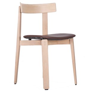 Gazzda Nora Stoel Whitewash Dakar Leder Turf Dark