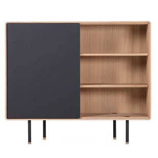 Gazzda Fina Dressoir 118 Met Deur Nero 4023 Whitewash