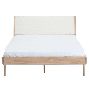 Gazzda Fawn Bed 140x200 Whitewash Deep Frame Cotton Webbing White