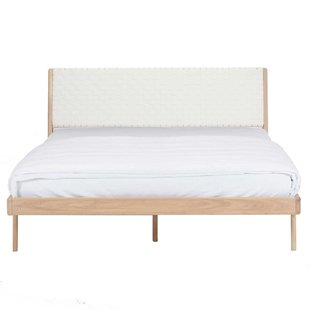Gazzda Fawn Bed 180x200 Cotton Webbing White