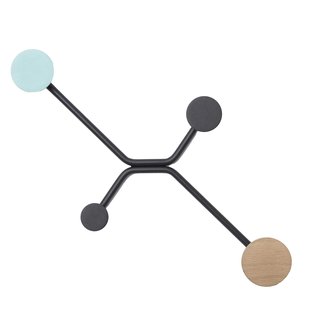 Gazzda Hook Wandkapstok Rechte Muur Groen