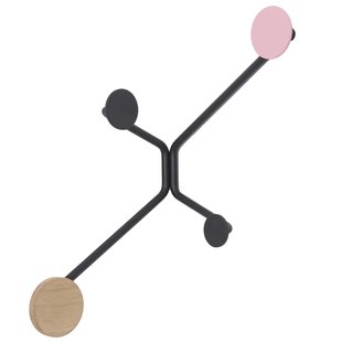 Gazzda Hook Wandkapstok Binnenhoek Roze