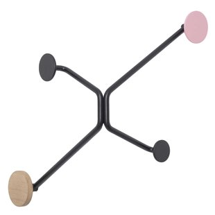 Gazzda Hook Wandkapstok Buitenhoek Roze