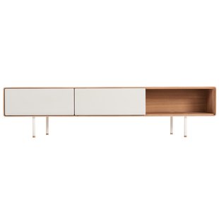Gazzda Fina Dressoir Tv-meubel 200x45 Natural/wit Gazzda Fina Dressoir Tv-meubel 200x45 Natural/wit