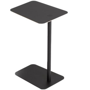 Gazzda Loop Bijzettafel Linoleum Zwart