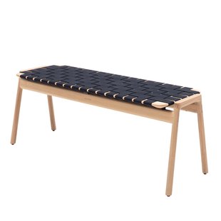 Gazzda Klupa Eetbank 120 White Oil - Black