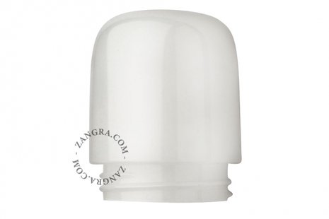 Zangra - lampenkap - Ø 8,5 x 8,5 cm - wit