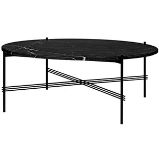 Gubi TS Salontafel 105 Zwart/zwart Marmer