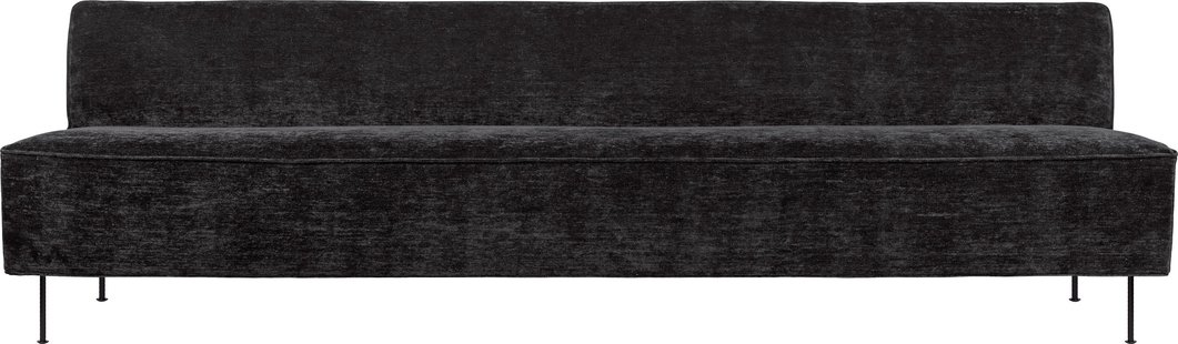 Gubi Modern Line Bank 240cm Belsuede Zwart