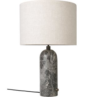 Gubi Gravity Tafellamp Large Grijs Marmer/canvas