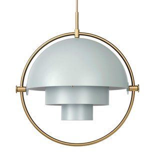 Gubi Multi-Lite Hanglamp&Oslash;36 Large Messing/sea Grey