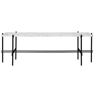 Gubi TS Sidetable 120x30x40 Zwart/wit Marmer