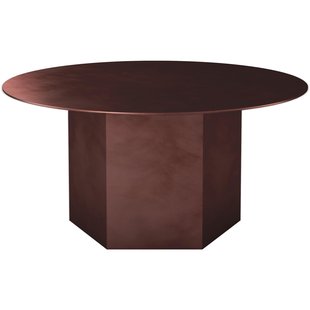 Gubi Epic Salontafel&Oslash;80 Earthy Red Steel