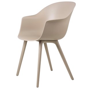 Gubi Bat Eetkamerstoel Plastic Beige