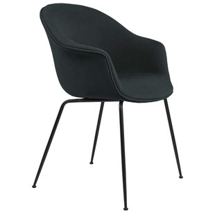 Gubi Bat Eetkamersstoel Gestof. Zwart Dedar Melville 023