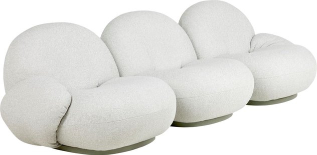 Gubi Pacha 3-zits Bank Met Armleuning Buiten Limonta Plutarco 158