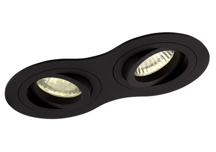 Maxlight Signal II - inbouwspot - 170 x 90 mm, Ø 2 x 75 mm inbouwmaat - zwart