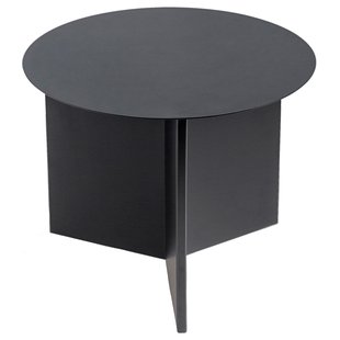 Hay Slit Table Round Bijzettafel Zwart