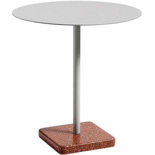 Hay Terrazzo Round Tuintafel 70 Sky Grey - Red