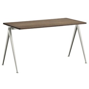 Hay Pyramid 01 Tafel 140x65 Gerookt Eiken Beige Onderstel