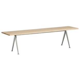 Hay Pyramid 12 Eetbank 190 Mat Gelakt,beige Onderstel