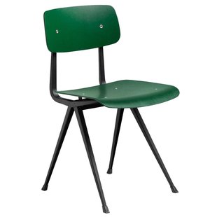 Hay Result Stoel Groen Gebeitst Zwart Onderstel