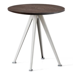 Hay Pyramid Caf&eacute; 21 Tafel 70 Gerookt Eiken Onderstel Beige