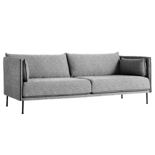 Hay Silhouette Bank 3 Zits Olavi 03 Onderstel Zwart Staal