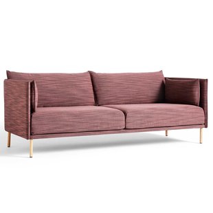 Hay Silhouette Bank 3 Zits Met Eiken Onderstel Raas 662