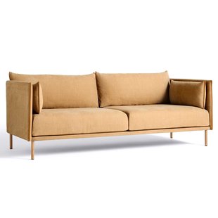 Hay Silhouette Bank 3 Zits Met Eiken Onderstel Linara 142