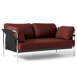 Hay Can Bank 2-zits Frame Verchroomd Staal Steelcut 655