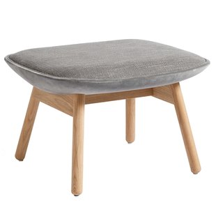 Hay Uchiwa Ottoman Gelakt Eiken - Roden 05 Lola Warm Grey Hay Uchiwa Ottoman Gelakt Eiken - Roden 05 Lola Warm Grey