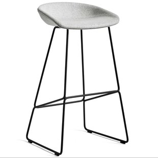 Hay AAS39 Barkruk 75 Cm Divina Melange 120 Frame Zwart Staal