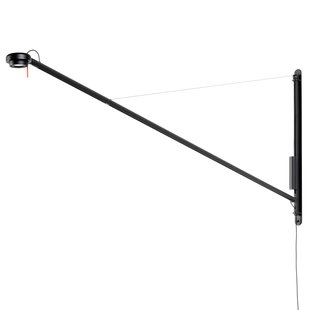 Hay Fifty-Fifty Wandlamp LED Soft Black