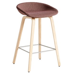 Hay AAS33 Barkruk H65 Gelakt Eiken Onderstel Olavi 12