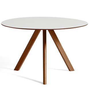 Hay Copenhague CPH20 Tafel 120cm Gelakt Walnoot Wit