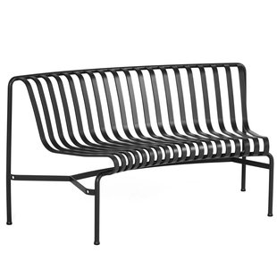 Hay Palissade Park Tuinbank Rond In Anthracite