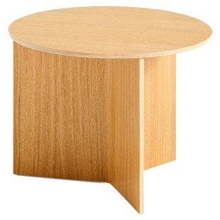 Hay Slit Wood Bijzettafel 45 Gelakt Eiken Hay Slit Wood Bijzettafel 45 Gelakt Eiken
