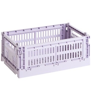 Hay Colour Crate Krat RE Opbergbak S Lavender