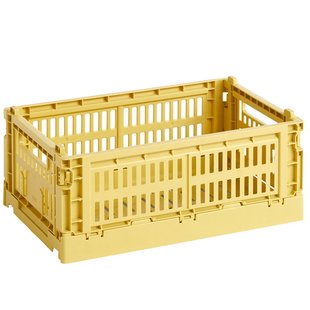 Hay Colour Crate Krat RE Opbergbak S Dusty Yellow
