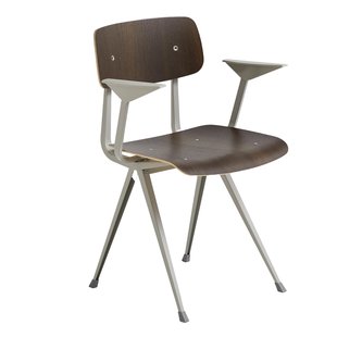 Hay Result Stoel Met Armleuningen Beige Powder Coated Steel Smok