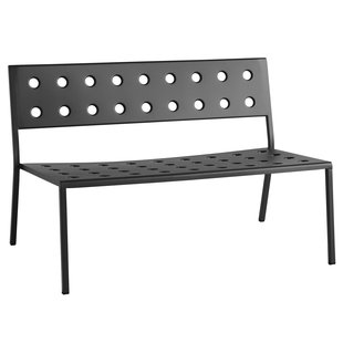 Hay Balcony Lounge Tuinbank Zonder Armleuning 113.5 Anthracite
