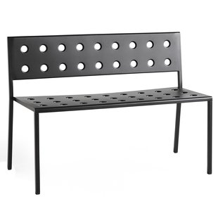 Hay Balcony Eetbank Met Rugleuning 114 Anthracite